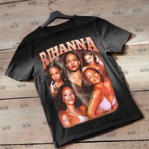 Limited Rihanna Retro T-Shirt, Gift For Woman and Man Unisex T-Shirt